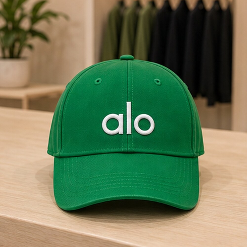 ALO Yoga Green Everyday Baseball Cap Hat OS